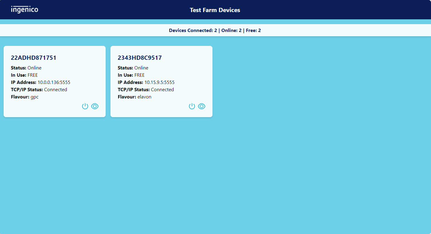 Test Farm - Ingenico